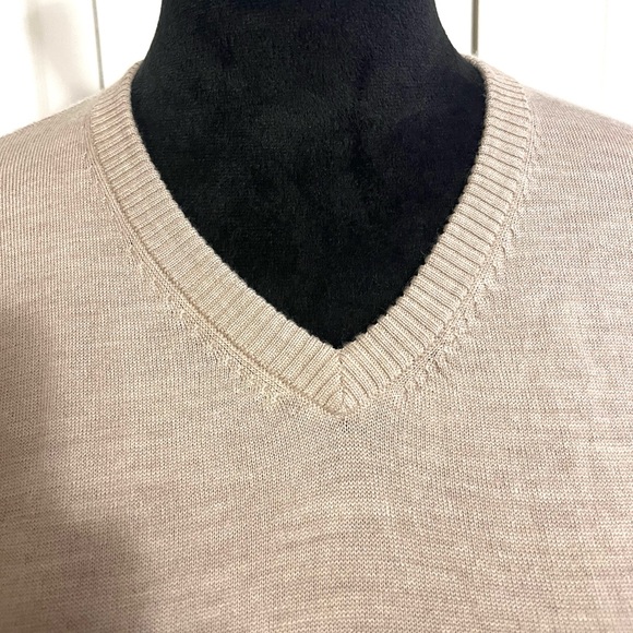 Lachlan 🐑 Merino Wool V-neck Sweater sz XL - Picture 4 of 9